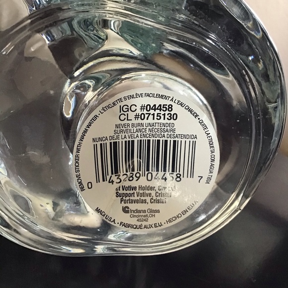 Indiana Glass Sleeping Cat Votive Candle Holder - Picture 4 of 4